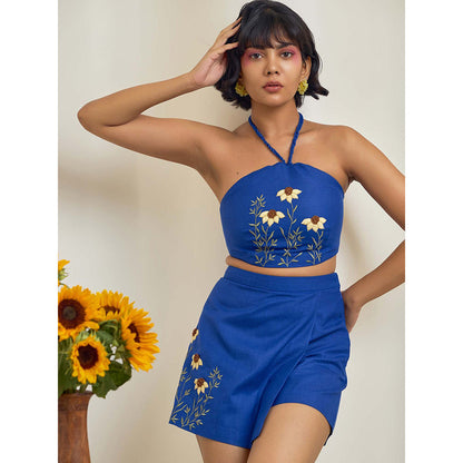 Maisolos Moana Blue Co-Ord (Set of 2)