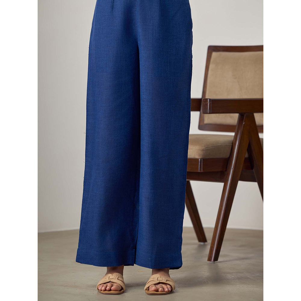 Maisolos Alina Pant Blue Shirt with Pant (Set of 2)