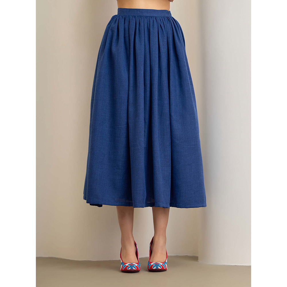 Maisolos Alina Skirt Blue Co-Ord (Set of 2)