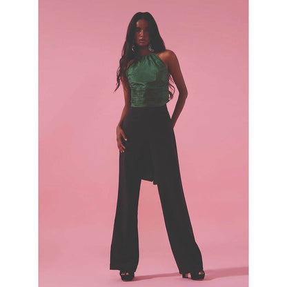 MALIE Halter Neck Green Petit Top