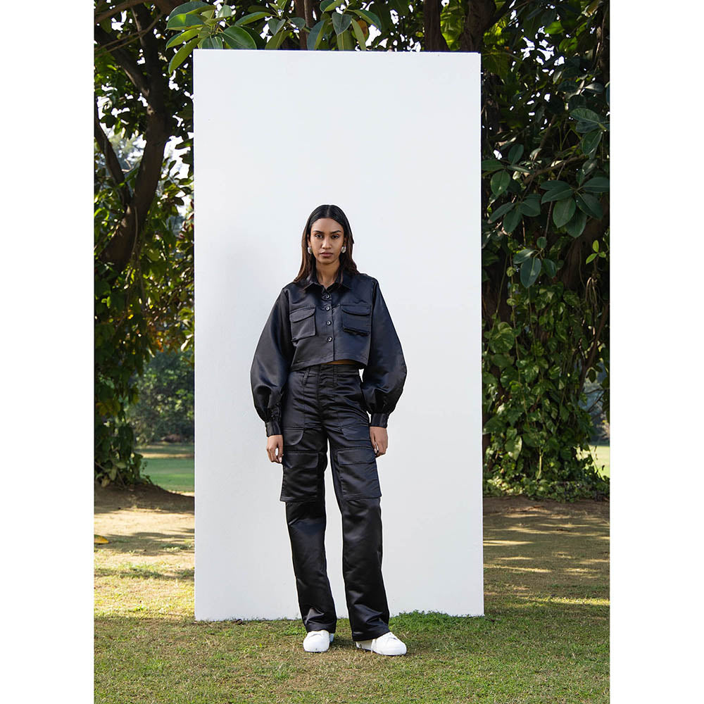 MALIE Black COSMIC Cargo Pant