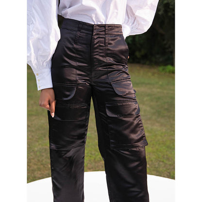 MALIE Black COSMIC Cargo Pant