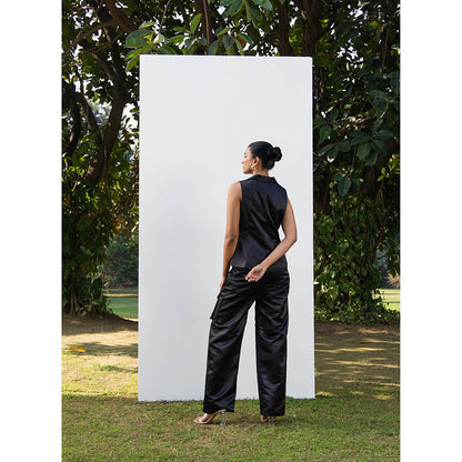 MALIE Black ECLIPSE Waistcoat