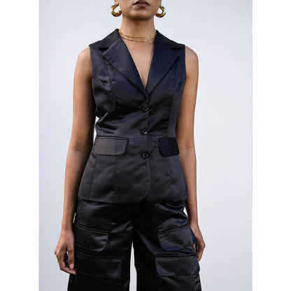 MALIE Black ECLIPSE Waistcoat