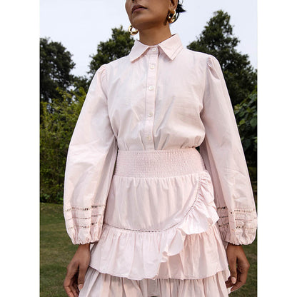 MALIE Rosewater Pink AMARA Shirt