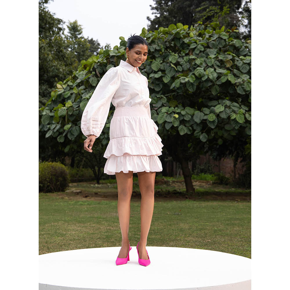 MALIE Rosewater Pink AMARA Skirt