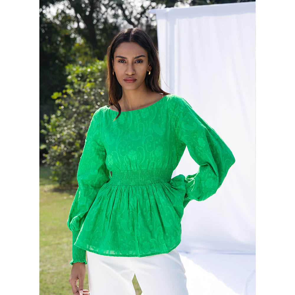 MALIE Spring Green GABI Top