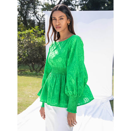 MALIE Spring Green GABI Top