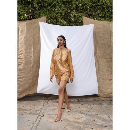 MALIE Gold GROOVE Top