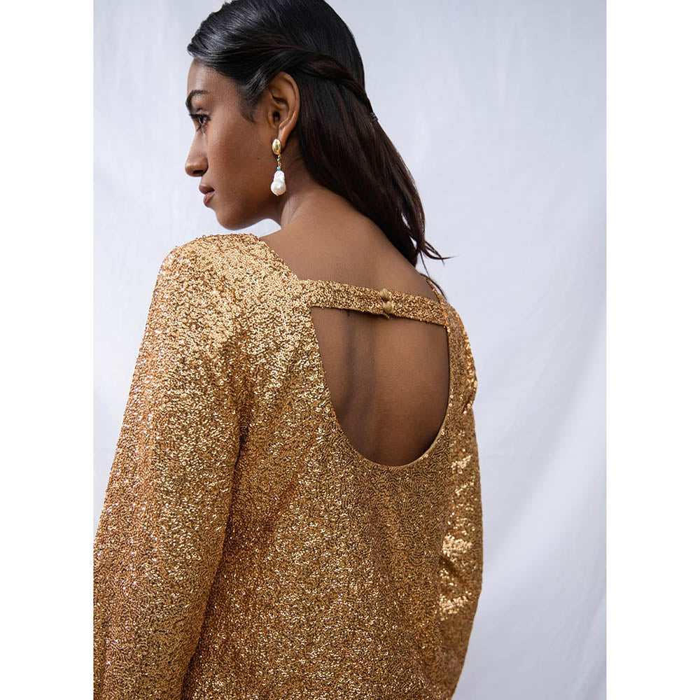 MALIE Gold GROOVE Top