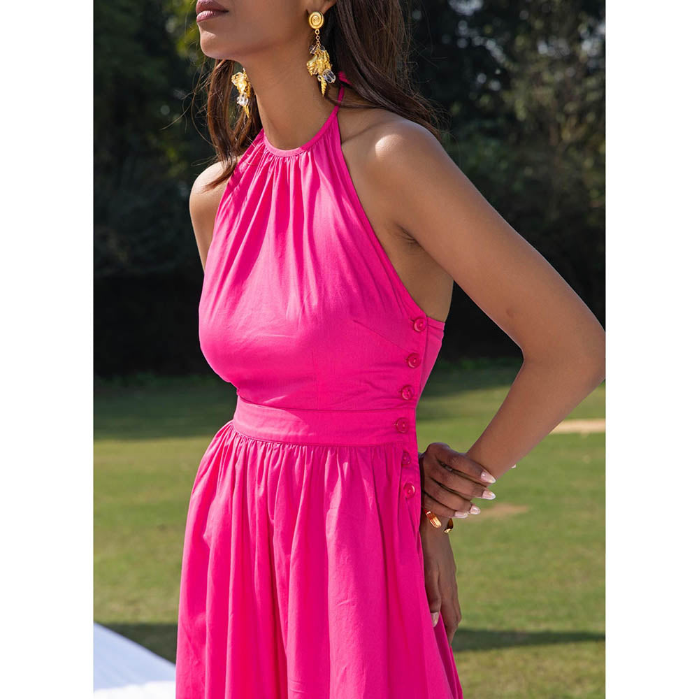 MALIE Fuchsia Pink SALLIE Dress