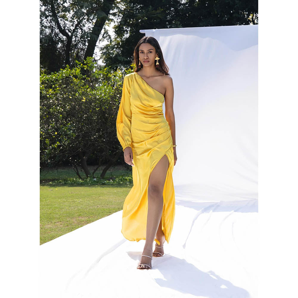 MALIE Saffron Yellow FIESTA Dress