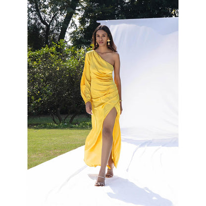 MALIE Saffron Yellow FIESTA Dress