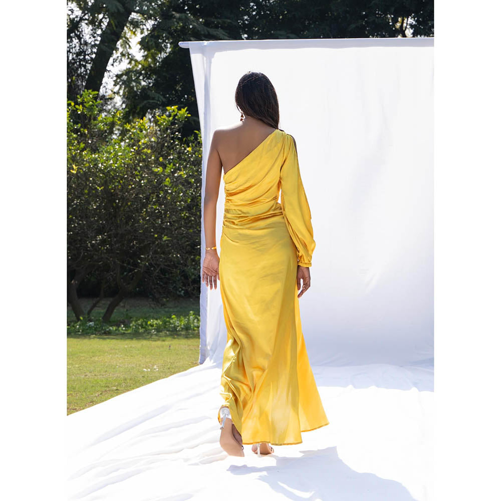 MALIE Saffron Yellow FIESTA Dress