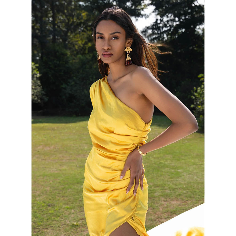 MALIE Saffron Yellow FIESTA Dress