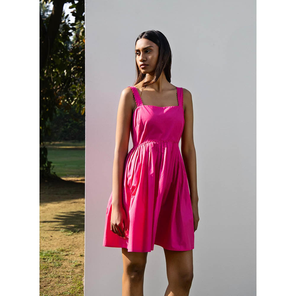 MALIE Fuchsia Pink SERAPHINA Dress