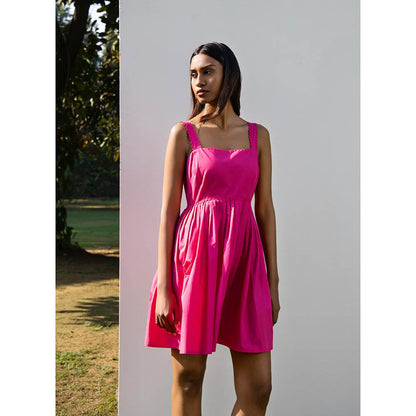 MALIE Fuchsia Pink SERAPHINA Dress
