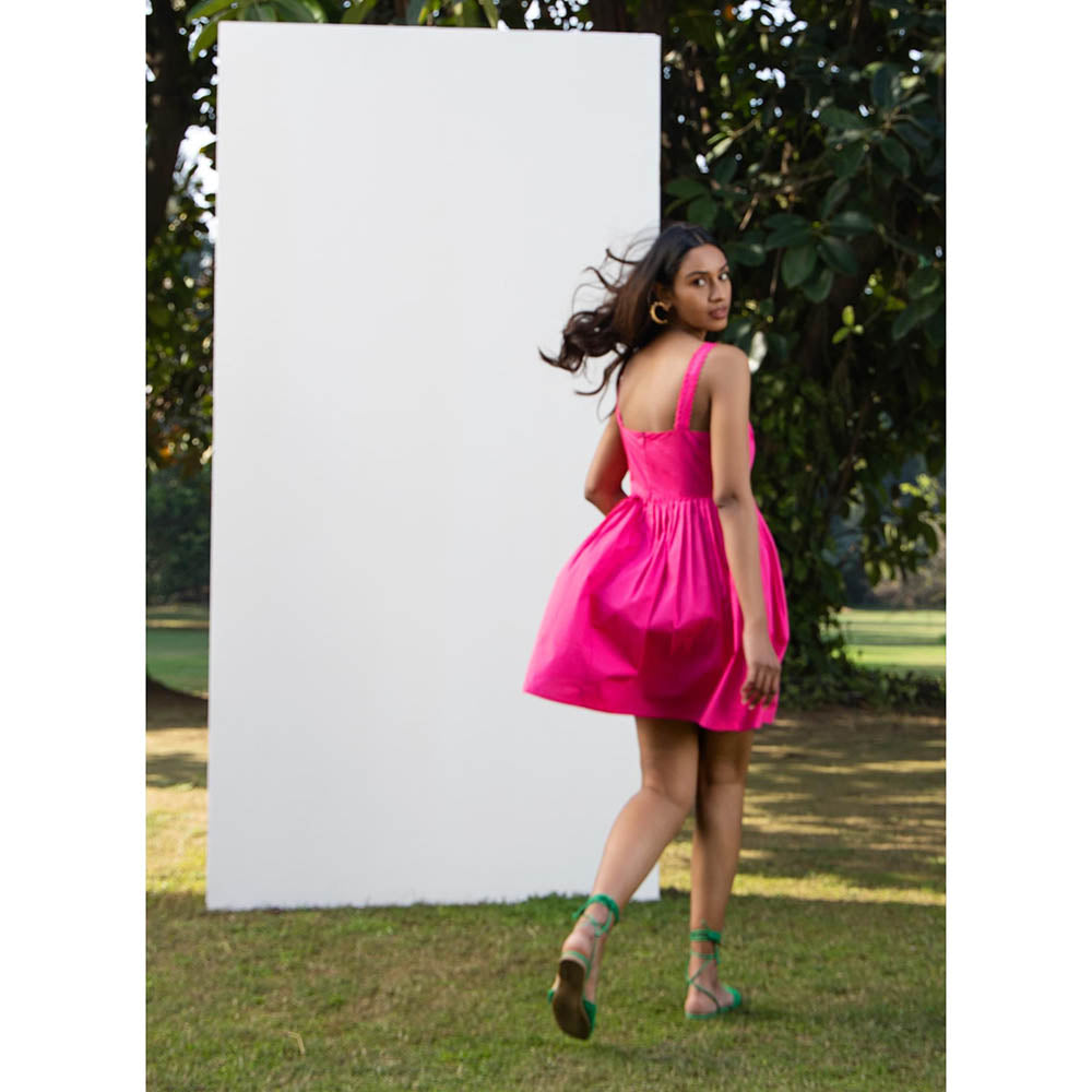 MALIE Fuchsia Pink SERAPHINA Dress