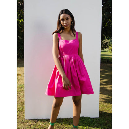 MALIE Fuchsia Pink SERAPHINA Dress