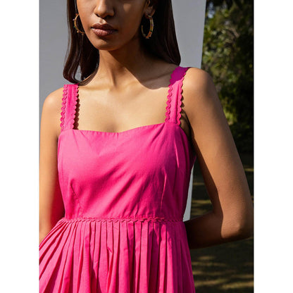 MALIE Fuchsia Pink SERAPHINA Dress