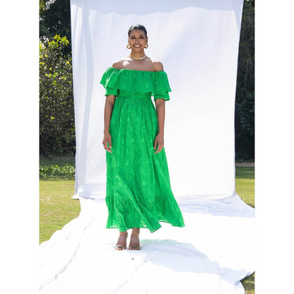 MALIE Spring Green GISELLE Dress