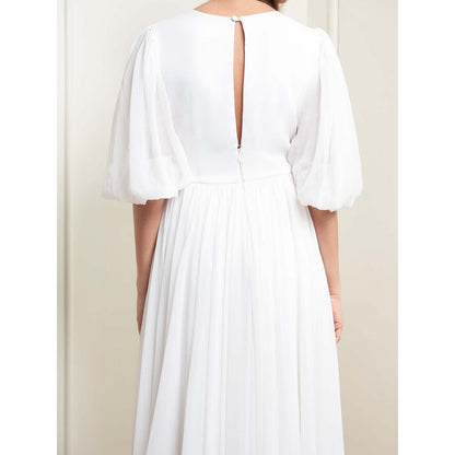 MALIKA GUPTA White Lydia Solid Gown