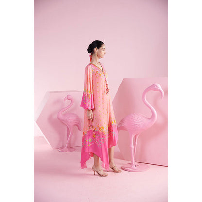 MANDIRA WIRK Women'S Nilay Printed V-Neck Dress