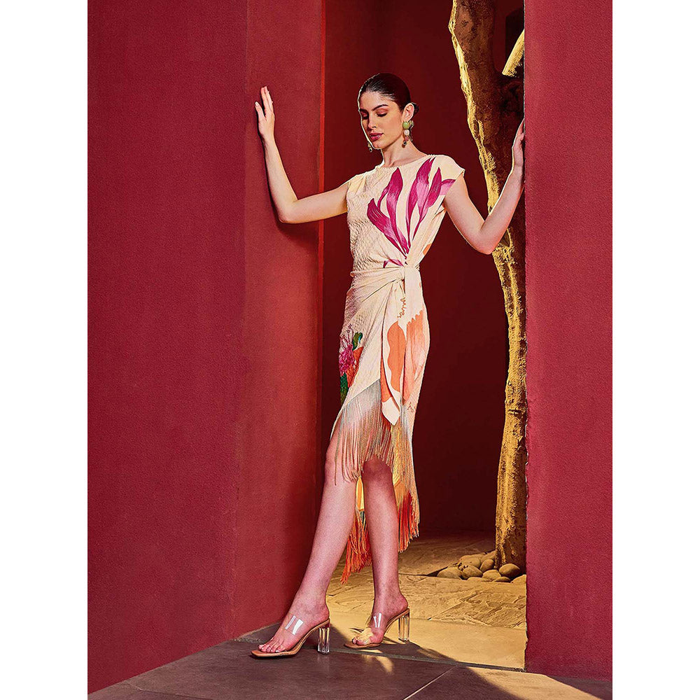 MANDIRA WIRK Coastal Breeze Asymmetrical Dress