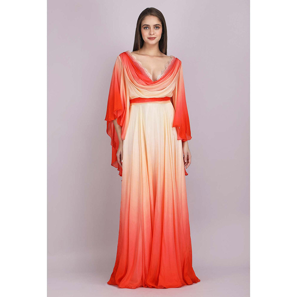 MANDIRA WIRK Sunset Glow Ombre Maxi