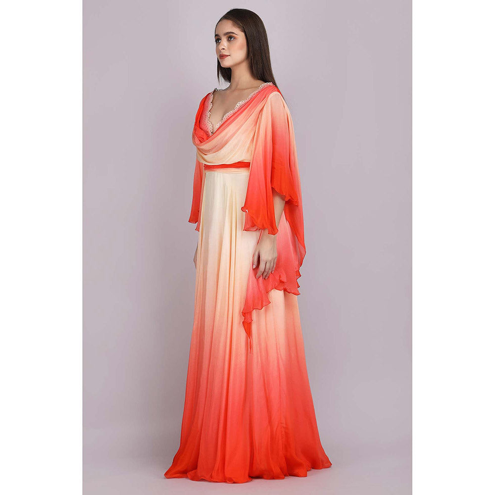 MANDIRA WIRK Sunset Glow Ombre Maxi