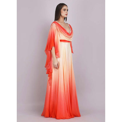 MANDIRA WIRK Sunset Glow Ombre Maxi