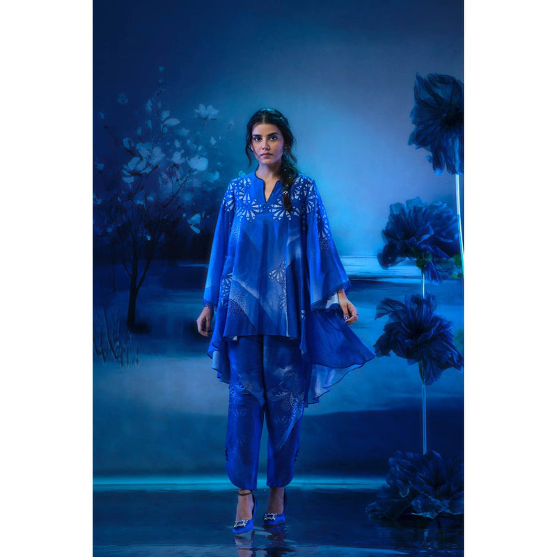 MANDIRA WIRK Blue Co-Ord Set