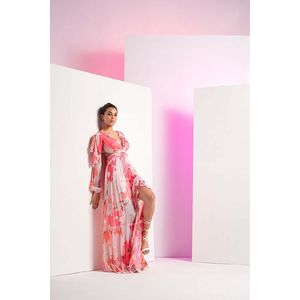MANDIRA WIRK Blooming Buds Maxi Dress