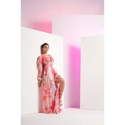 MANDIRA WIRK Blooming Buds Maxi Dress