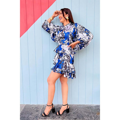 MANDIRA WIRK Gauahar Khan - Luana Mini Tiered Dress