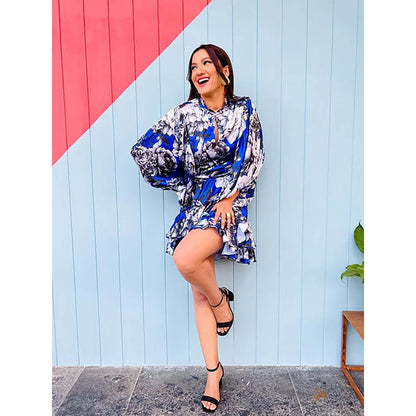 MANDIRA WIRK Gauahar Khan - Luana Mini Tiered Dress