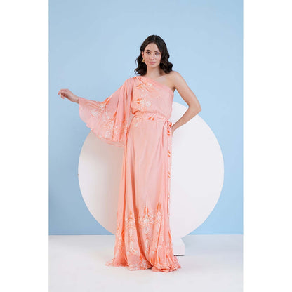MANDIRA WIRK Ice Fly Panelled Maxi Dress