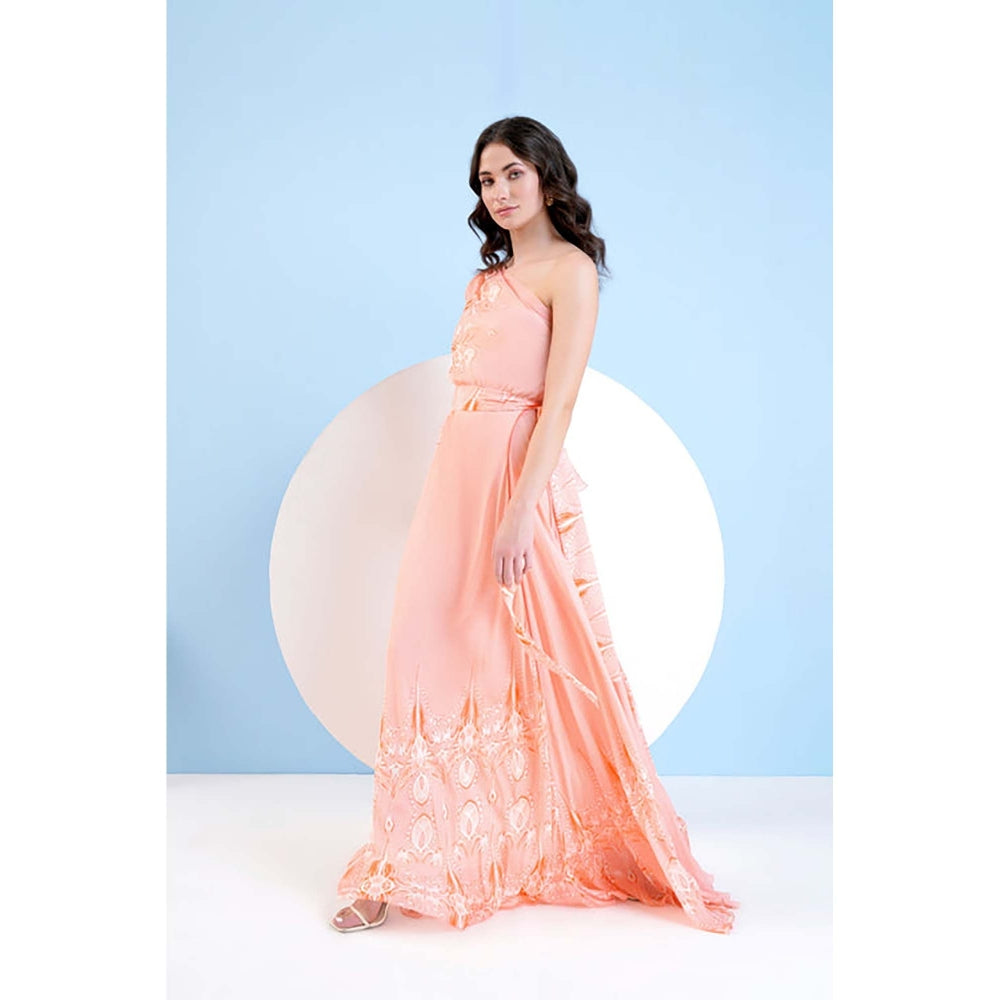 MANDIRA WIRK Ice Fly Panelled Maxi Dress