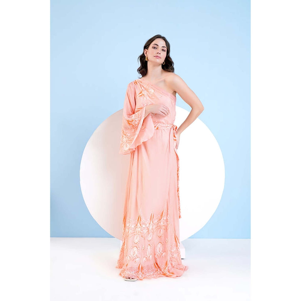 MANDIRA WIRK Ice Fly Panelled Maxi Dress