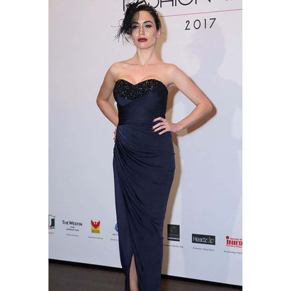 MANDIRA WIRK Lucinda Nicholas Maxi Dress