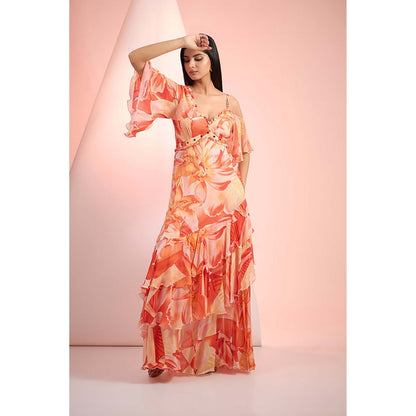 MANDIRA WIRK Saffron Floral Muse Dress