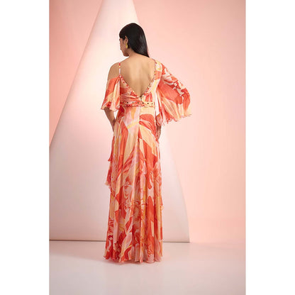 MANDIRA WIRK Saffron Floral Muse Dress
