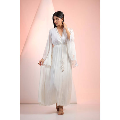 MANDIRA WIRK White Romance Dress