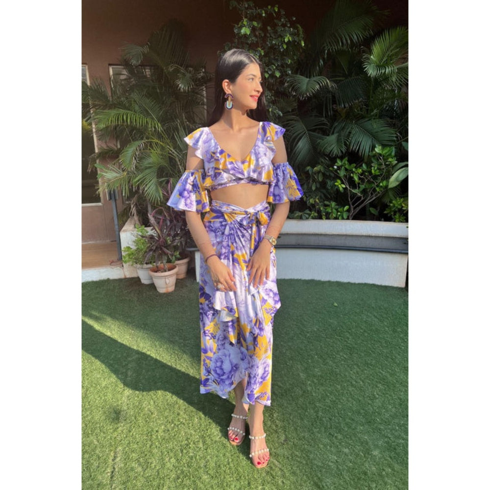 MANDIRA WIRK Hanna Khan Top with Skirt
