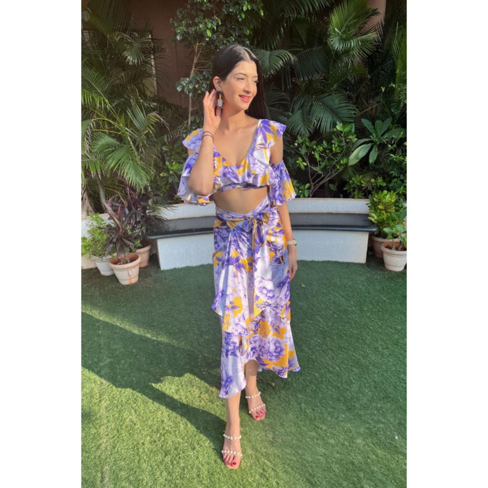 MANDIRA WIRK Hanna Khan Top with Skirt