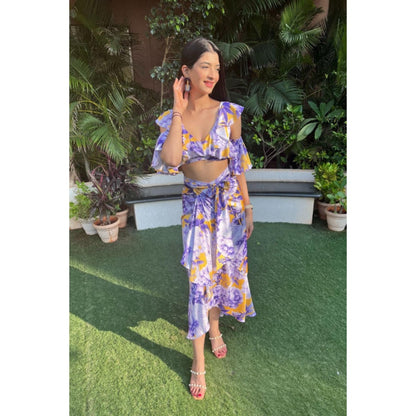 MANDIRA WIRK Hanna Khan Top with Skirt