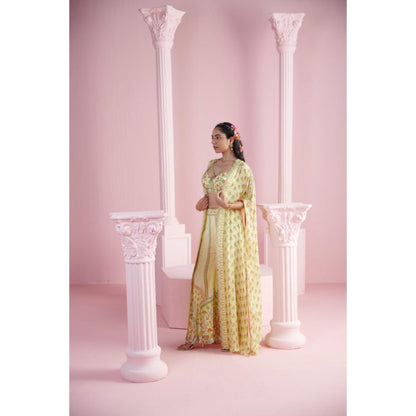 MANDIRA WIRK Lemon Delight Printed Co-Ord Set