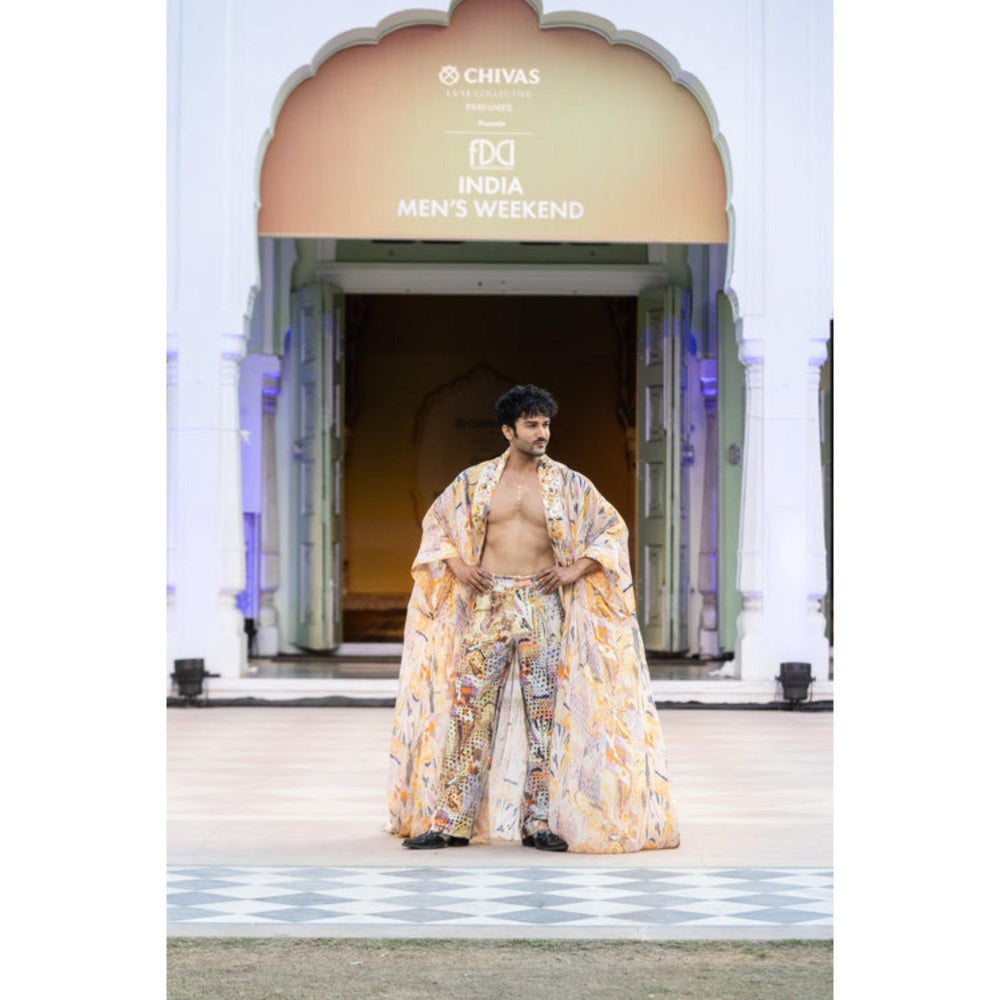 MANDIRA WIRK Flared Jacket With Pant