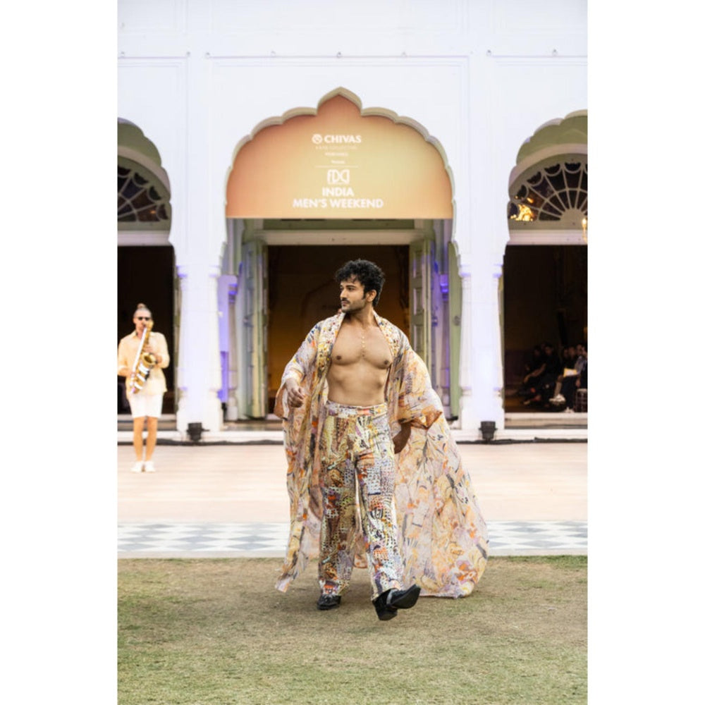 MANDIRA WIRK Flared Jacket With Pant