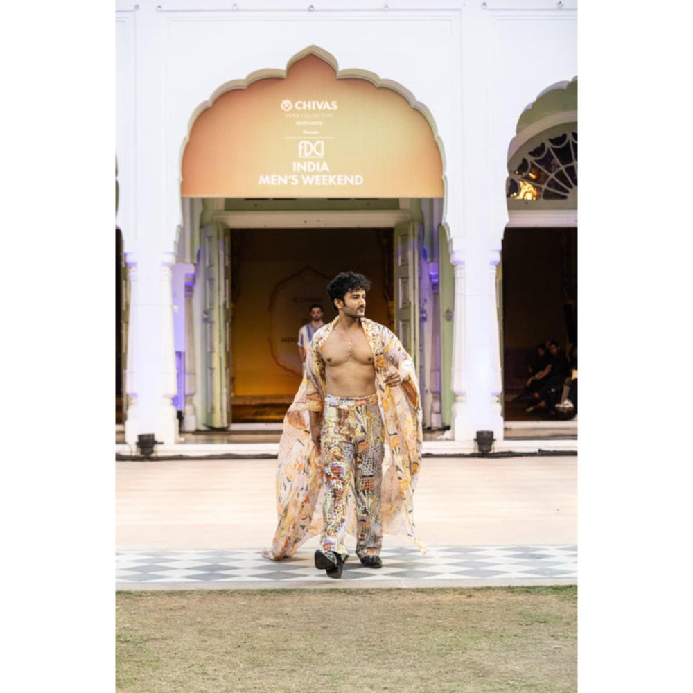 MANDIRA WIRK Flared Jacket With Pant